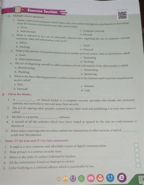 please solve this exercises chapter 4 ethics and safety measure in ...