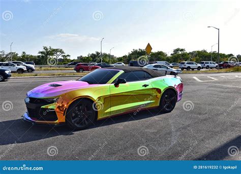 Unique Mother of Pearl Color of Car Modern Design Editorial Photography ...