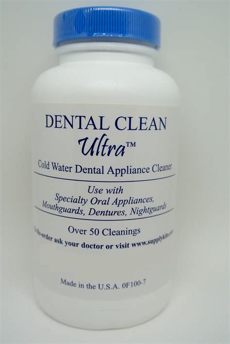 dental clean ultra disinfectant oral appliance splints | Spark Sleep ...