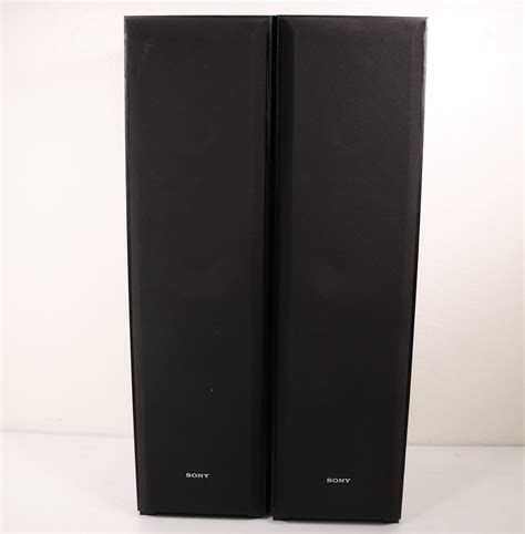 Sony SS-F5000P Tower Speaker Pair Black 3 Way Front Port 8 Ohms 150 Wa