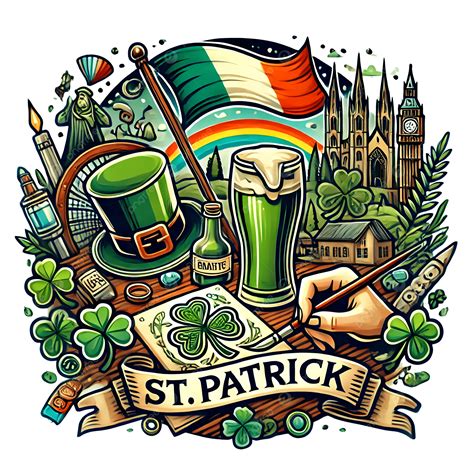 St Patrick Clipart Image Background, Clipart, Saint Patrick, Saint ...