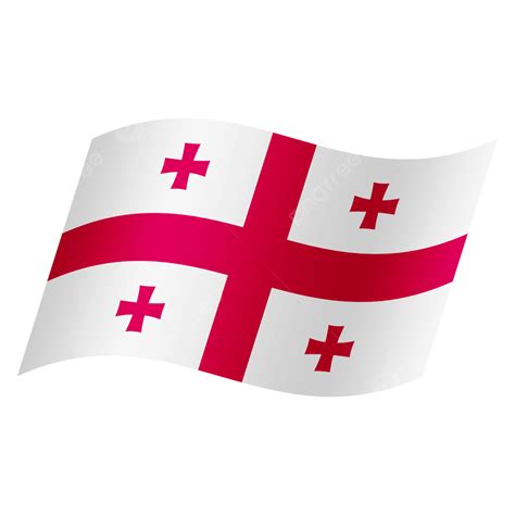 Georgia National Flag Simple Design Transparent, Country Flag, Nation Flag, Simple PNG ...