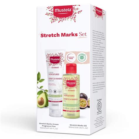 Amazon.com: Mustela Maternity Stretch Marks Set - Natural Pregnancy ...
