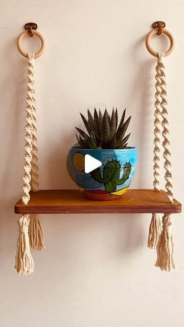 Image result for Macrame Shelves Tutorials