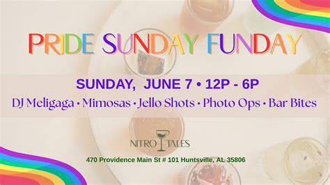 Pride Sunday Funday at Nitro Tales, Nitro Tales, Huntsville, 7 July ...