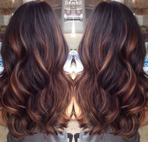 Best Brunette Caramel Lowlights