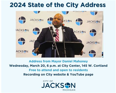 City of Jackson Plans Mayor’s “State of the City” Address for Wednesday ...