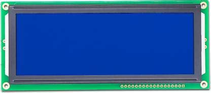 Electronic Spices 20 x 4 Jumbo Blue/White color LCD display module ...