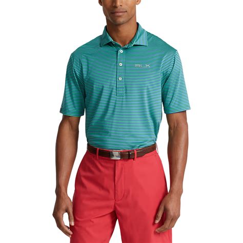 RLX Golf Feed Stripe Short Sleeve Polo Shirt | PGA TOUR Superstore