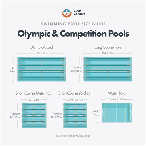 Pool Size Comparison: Olympic-Sized Pool, 25 Meter, 25 Yard & More