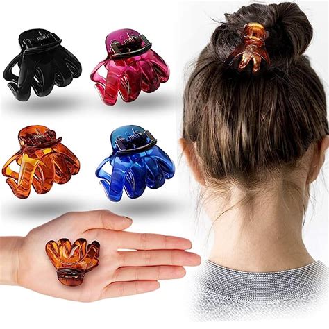 Sanas 1 Pc Hair Clutcher Small Size Octopus Clutchers Transparent ...