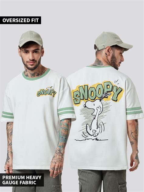 Buy Peanuts: Snoopy Sketch Oversized T-Shirts Online