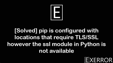 Image result for Pip Install SSL