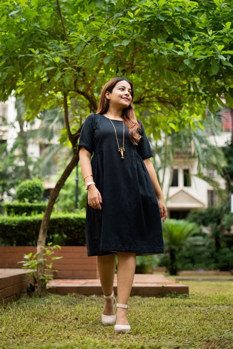 Barkat handspun dress-Black – SILAYI