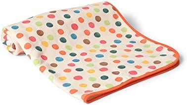 Mi Arcus Polks Dot Print Baby Blanket 100x85 cm for Girls Boys Kids ...