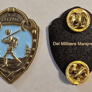 Large Norwegian Foot March Badge - Etsy