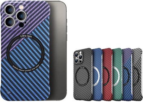 Buy 2022 New Carbon Fiber Texture Frameless for Magnetic Charging Phone ...