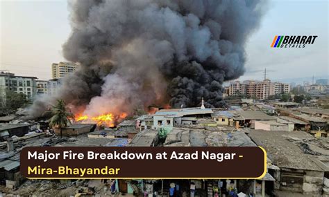 1 Dead In Massive Fire At Slums In Azad Nagar At Mira-Bhayandar