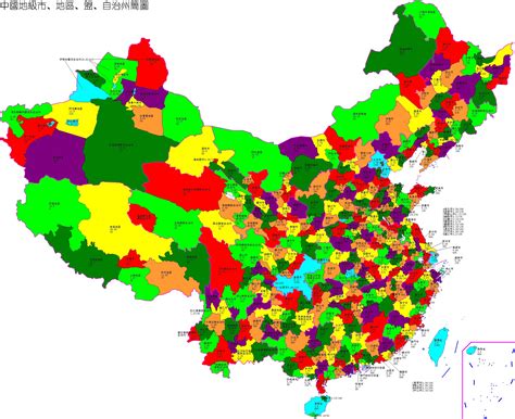 中国行政区划图具体到地级市县高清地图.pdf_文档猫