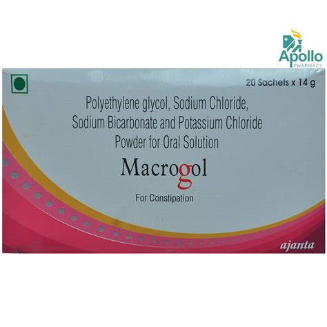 MACROGOL SACHET 14GM Price, Uses, Side Effects, Composition - Apollo ...