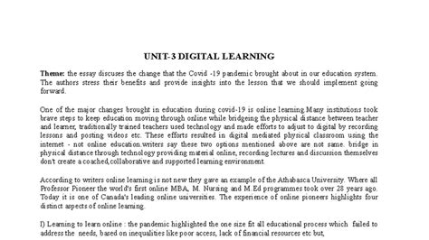 UNIT-3 - ethical hacking - UNIT-3 DIGITAL LEARNING Theme: the essay ...