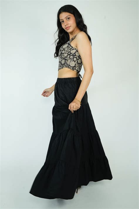 Layered Maxi Skirt– SilayiBazi