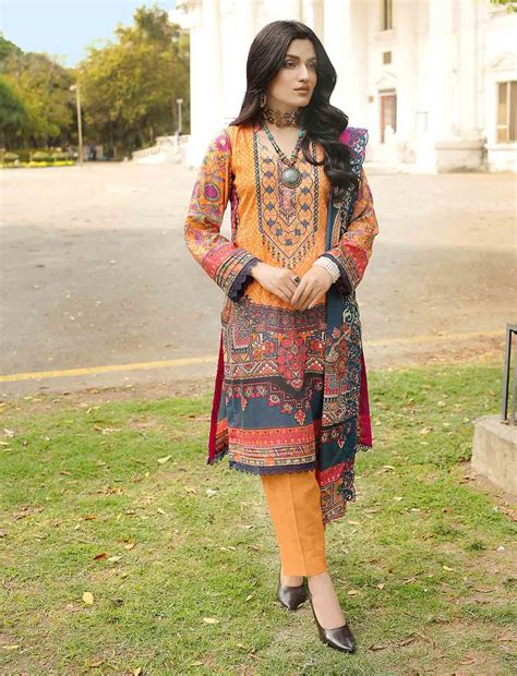 Zesh Textile Unstitched Embroidered Lawn Pakistani Suit – Stilento