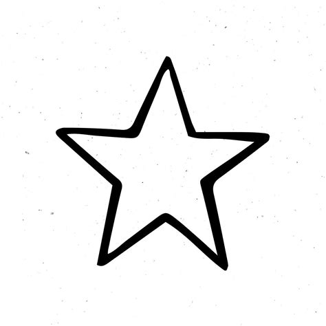Download premium psd image of black and white star psd clipart by nunny about cute black ...