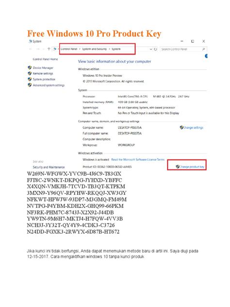 Image result for Free Windows 10 Install Key