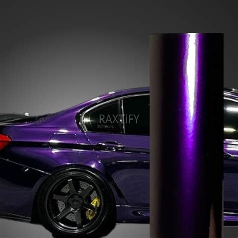 Gloss Metallic Midnight Purple Vinyl Car Wrap – RAXTiFY