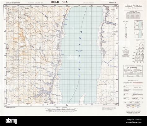 Dead sea map hi-res stock photography and images - Alamy