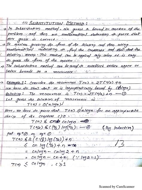 Substitution Method Tutorial 的图像结果