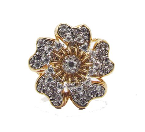Flower Cut Design Rose Gold Ring – atjewels.in