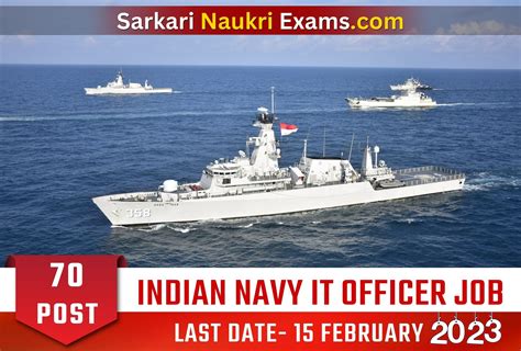 Indian Navy IT Officer (Sub-Lieutenant) Recruitment Form 2023 | Last ...