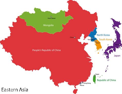 东亚地图 的图像结果