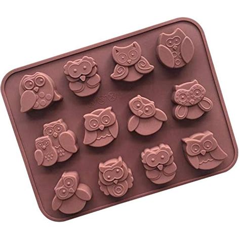 Wanchangyou Cute 12 Cavities Animal Owl Shaped Silicone India | Ubuy