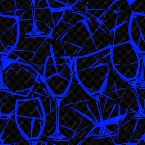 Premium PSD | Broken glassware with curved edges and wine glass silhouette texture effect fx ...