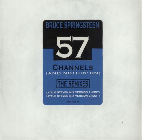 Image result for Bruce Springsteen 57 Channels