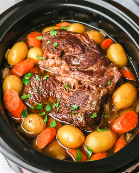 Easy Roast And Potatoes In Crock Pot at Germaine Dunham blog