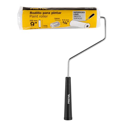 Rodillo para pintar, 9 x 3/8, superficies lisas, Pretul - Truper ...