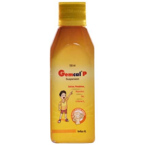 Gemcal P - Bottle of 150 ml Suspension : Amazon.in: Health & Personal Care