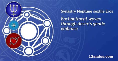 Neptune sextile Eros in the synastry chart: Enchantment woven through ...