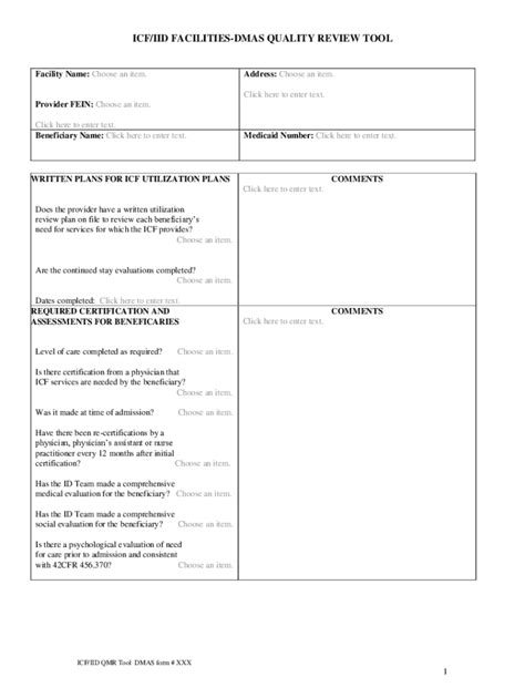 Fillable Online 42 CFR Part 483 Subpart I -- Conditions of ...
