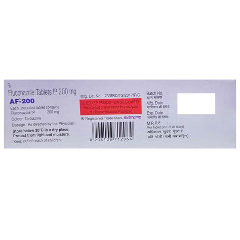 AF-200 Tablet 1's Price, Uses, Side Effects, Composition - Apollo Pharmacy