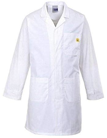 Buy SVR-ESD Safe Apron White Polyester for ESD Assembly Work Area Apron ...