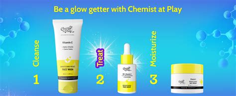 Chemist At Play 10% Vitamin C Face Serum |Brightens & Gives Glow |Fades ...