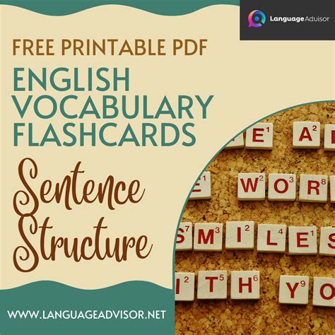 English Vocabulary Flashcards: Sentence Structure - Language Advisor
