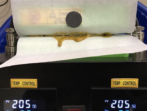 Sour Strawberry flower rosin. Got 4 grams out of this ounce. Tastes ...