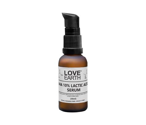 Buy Love Earth AHA 10% Lactic Acid Serum - 30ml Online at Best Price in ...