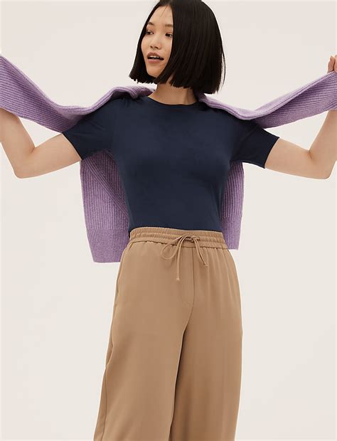 Buy Pure Cotton Regular Fit T-Shirt at Marks & Spencer